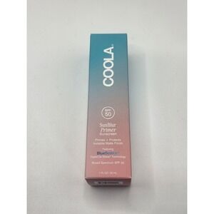 COOLA SunBlur Primer Sunscreen SPF 50Invisible Matte Finish 1oz/30ml NEW NIB